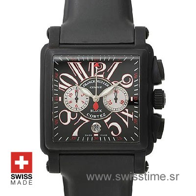 Franck Muller King Conquistador Cortez Chrono DLC Black