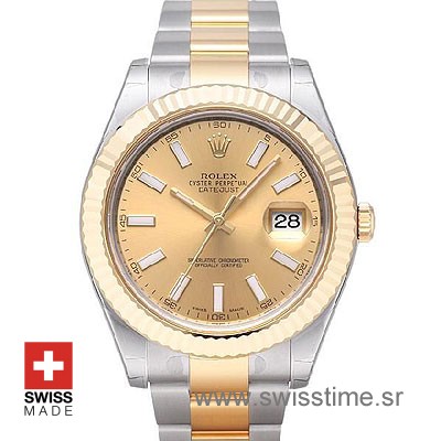 Rolex Datejust II Two Tone Gold Watch | Swiss Replica Watch