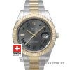 Rolex Datejust 2 Two Tone Watch | Green Roman Dial Watch