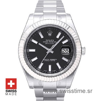 Rolex Datejust II Black Dial Watch | Luxury Replica Watch