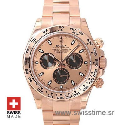 Rolex Cosmograph Daytona Rose Gold | Swiss Replica Watch