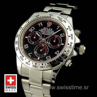 Rolex Daytona Cosmograph Black Dial | Swiss Replica Watch