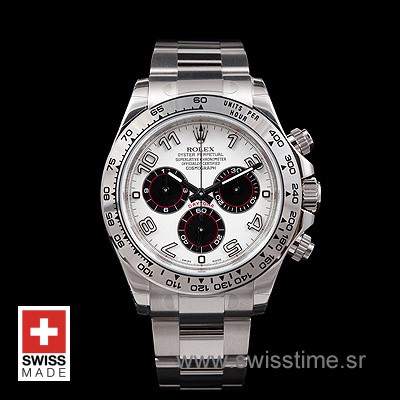 Rolex Cosmograph Daytona White Arabic Dial | Swisstime Watch