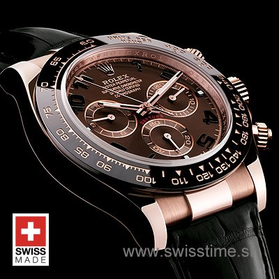 Rolex Daytona Rose Gold Chocolate Dial | Swiss Replica Watch