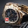 Rolex Daytona Gold Blue Dial Leather Strap | Swisstime Watch