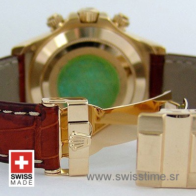 Rolex Cosmograph Daytona Gold Black Dial | Swisstime Watch