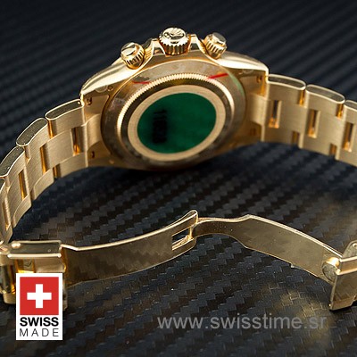 Rolex Cosmograph Daytona Gold Blue Dial | Swisstime Watch