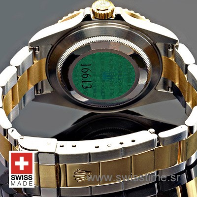 Rolex Submariner 2 Tone Blue Dial | 18k Gold Replica Watch