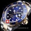Rolex Submariner 2 Tone Blue Dial | 18k Gold Replica Watch