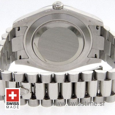 Rolex Day Date II Blue Roman Diamonds Dial | Swisstime Watch