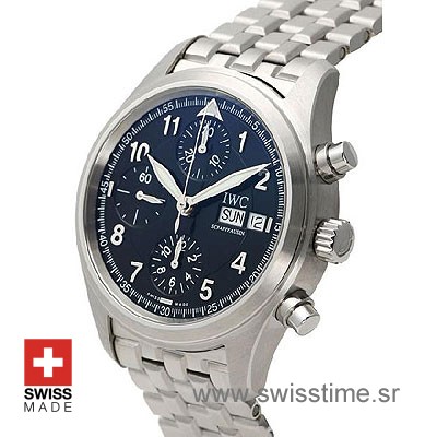 IWC Pilot Spitfire Chronograph Ardoise Dial | Swiss Time Watch