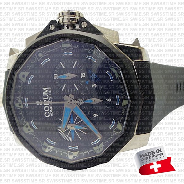 Corum Admirals Cup Black Flag Titanium Black Dial 48mm