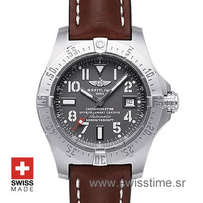 Breitling Avenger Seawolf Leather Strap | Swiss Replica Watch