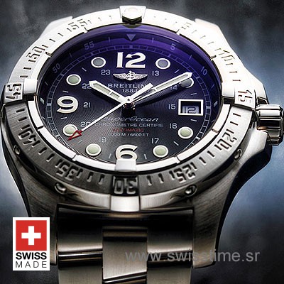 Breitling Superocean Steelfish A17360 | Blue Dial Replica Watch