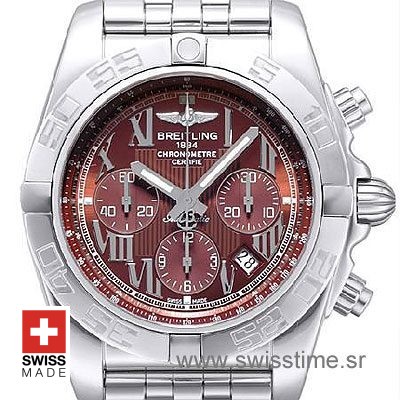 Breitling Chronomat B01 SS Brown Roman
