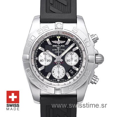 Breitling Chronomat B01 44mm Rubber Strap | Swisstime Watch