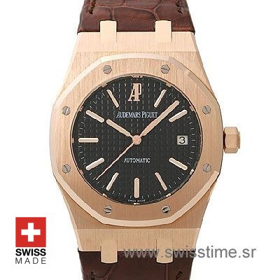 Audemars Piguet Royal Oak Jumbo Gold Black