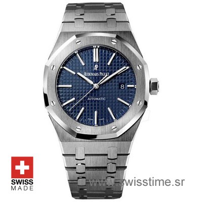 Audemars Piguet Royal Oak Automatic Blue Dail Replica Watch