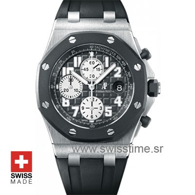 Audemars Piguet Royal Oak Offshore Black Rubber Strap Watch