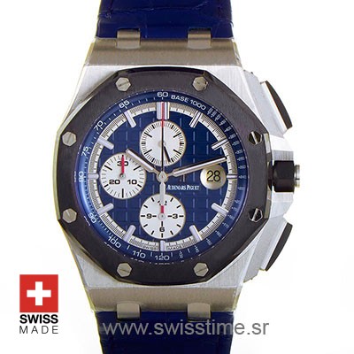 Audemars Piguet Royal Oak Offshore Platinum Blue | Swisstime
