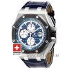 Audemars Piguet Royal Oak Offshore Novelty Chronograph 2017 Platinum Blue 44m Swiss Replica