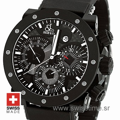 Jacob and Co Epic II Black Titanium | Swiss Time Replica Watch