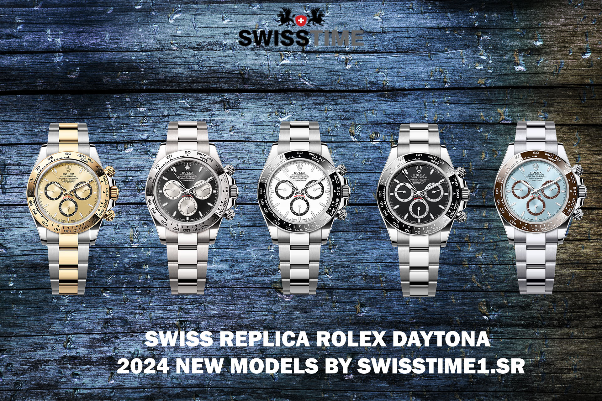 2024 New Rolex Daytona Models By Swisstime1.sr. The Best Swiss Made Replica Rolex Super Clone Watches