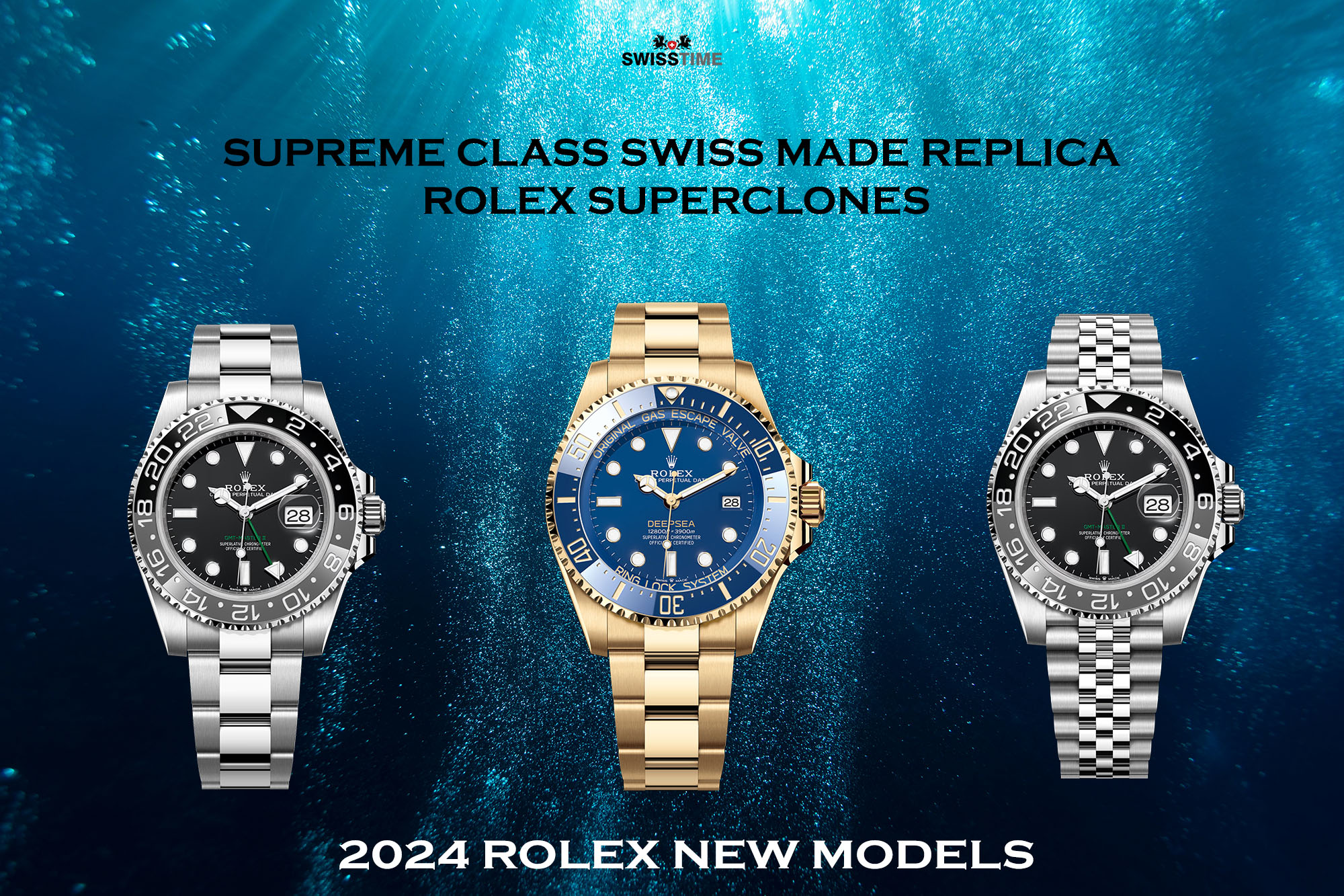 2024 New Rolex Models By Swisstime1.sr. The Best Swiss Made Replica Super Clone Watches
