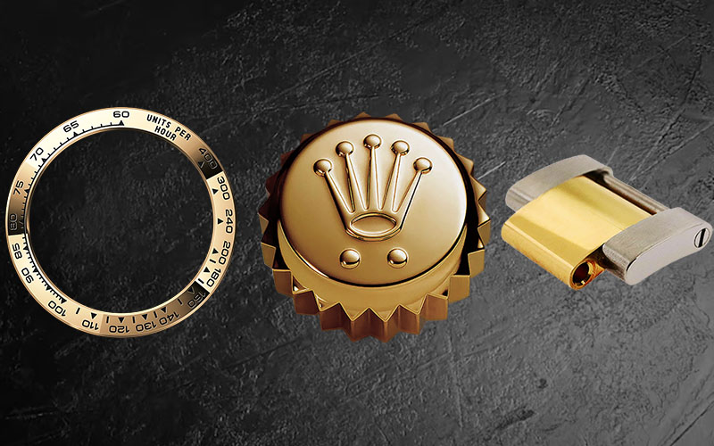 Solid Gold Parts 2-tone Rolex Replica New 2024 Models