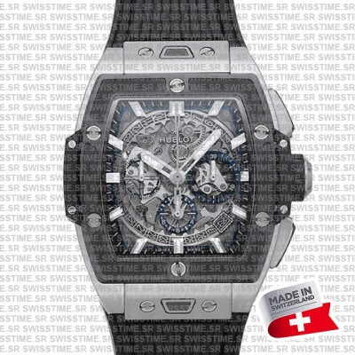 Hublot Spirit Of Bing Bang Titanium Ceramic Bezel Rubber 42mm Ref:642.nm.0170.rx Swiss Made Replica Super Clone