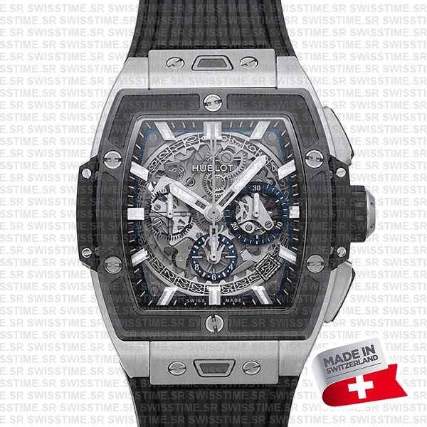 Hublot Spirit Of Bing Bang Titanium Ceramic Bezel Rubber 42mm Ref:642.nm.0170.rx Swiss Made Replica Super Clone