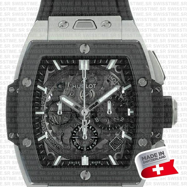 Hublot Spirit Of Bing Bang Titanium Ceramic Bezel Rubber 42mm Ref:642.nm.0170.rx Swiss Made Replica Super Clone