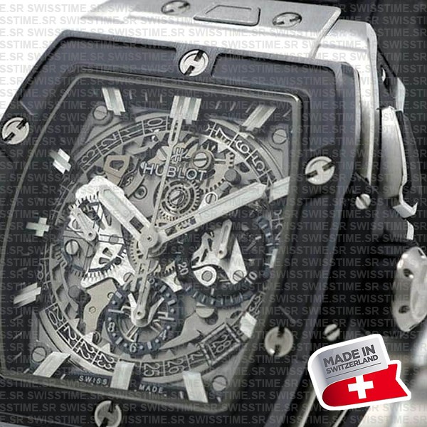 Hublot Spirit Of Bing Bang Titanium Ceramic Bezel Rubber 42mm Ref:642.nm.0170.rx Swiss Made Replica Super Clone