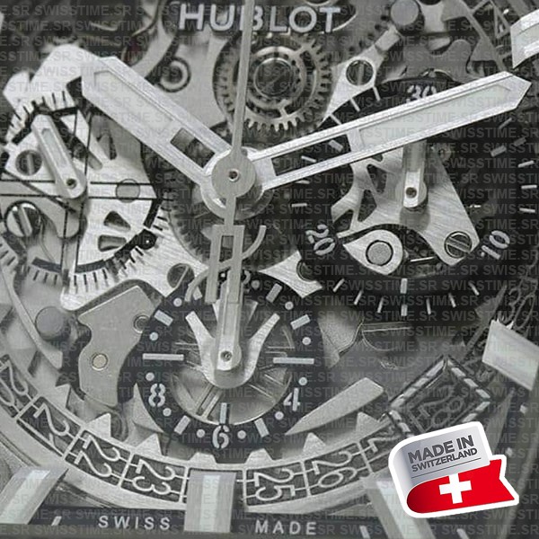 Hublot Spirit Of Bing Bang Titanium Ceramic Bezel Rubber 42mm Ref:642.nm.0170.rx Swiss Made Replica Super Clone