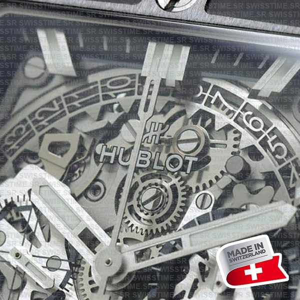 Hublot Spirit Of Bing Bang Titanium Ceramic Bezel Rubber 42mm Ref:642.nm.0170.rx Swiss Made Replica Super Clone
