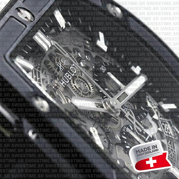 Hublot Spirit Of Bing Bang Titanium Ceramic Bezel Rubber 42mm Ref:642.nm.0170.rx Swiss Made Replica Super Clone
