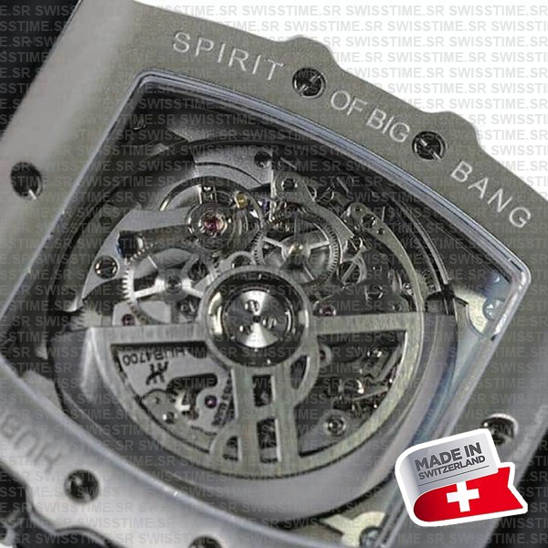 Hublot Spirit Of Bing Bang Titanium Ceramic Bezel Rubber 42mm Ref:642.nm.0170.rx Swiss Made Replica Super Clone