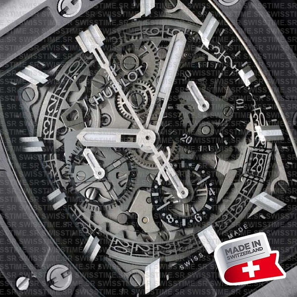 Hublot Spirit Of Bing Bang Titanium Ceramic Bezel Rubber 42mm Ref:642.nm.0170.rx Swiss Made Replica Super Clone