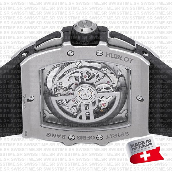 Hublot Spirit Of Bing Bang Titanium Ceramic Bezel Rubber 42mm Ref:642.nm.0170.rx Swiss Made Replica Super Clone