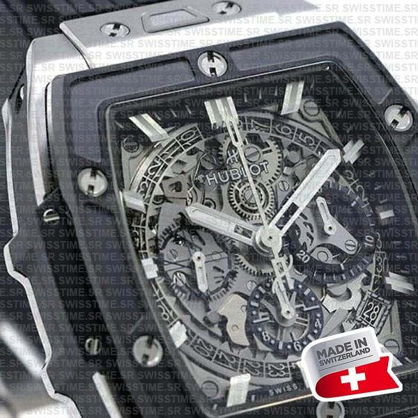Hublot Spirit Of Bing Bang Titanium Ceramic Bezel Rubber 42mm Ref:642.nm.0170.rx Swiss Made Replica Super Clone