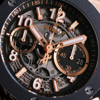 Hublot Bing Bang Unico King Gold Ceramic 44mm Ref:421.om.1180.rx Swiss Replica Super Clone