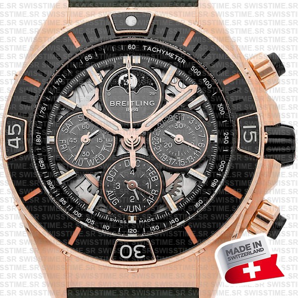 Breitling Super Chronomat B19 Perpetual Calendar 44mm Swiss Made Replica Superclone Ref.rb19301a1g1s1