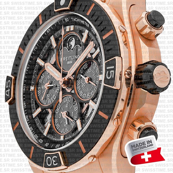 Breitling Super Chronomat B19 Perpetual Calendar 44mm Swiss Made Replica Superclone Ref.rb19301a1g1s1