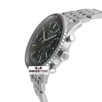 Breitling Navitimer B01 Chronograph Green Dial 46mm Swiss Replica Superclone Ref.ab0137241l1a1