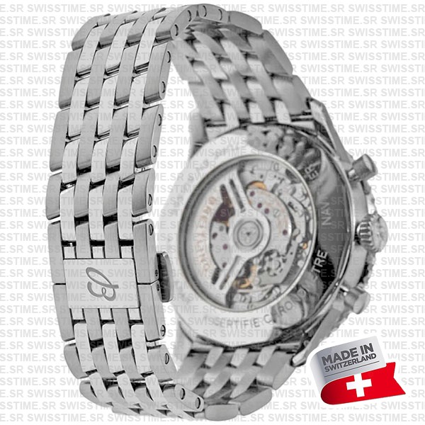 Breitling Navitimer B01 Chronograph Green Dial 46mm Swiss Replica Superclone Ref.ab0137241l1a1