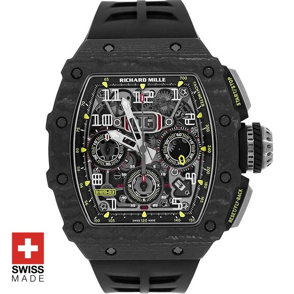 Richard Mille RM11-03 Carbon Swiss Replica Watch | Swisstime