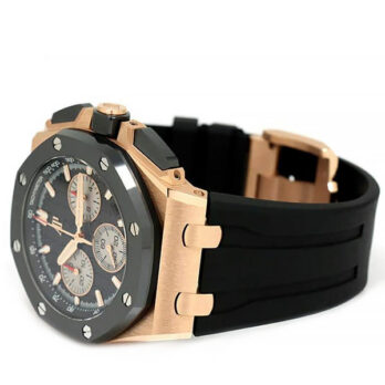 Audemars Piguet Royal Oak Offshore Chronograph 43m Rose Gold Ceramic Black Dial Ref.26420ro.oo.a002ca.01 Swiss Made Replica Super Clone
