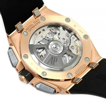 Audemars Piguet Royal Oak Offshore Chronograph 43m Rose Gold Ceramic Black Dial Ref.26420ro.oo.a002ca.01 Swiss Made Replica Super Clone