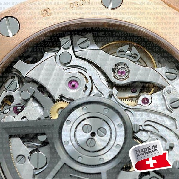 Audemars Piguet Royal Oak Offshore Chronograph 43m Rose Gold Ceramic Black Dial Ref.26420ro.oo.a002ca.01 Swiss Made Replica Super Clone