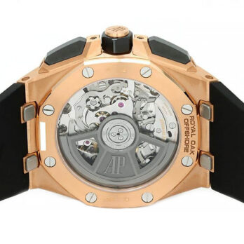 Audemars Piguet Royal Oak Offshore Chronograph 43m Rose Gold Ceramic Black Dial Ref.26420ro.oo.a002ca.01 Swiss Made Replica Super Clone